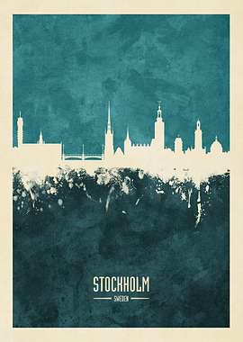 Stockholm Sweden Skyline