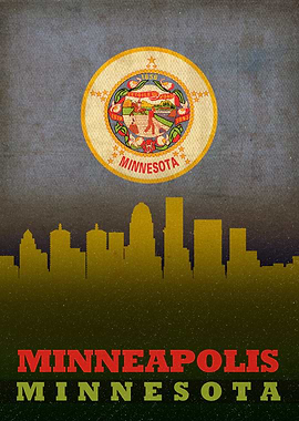 Minneapolis City Skyline
