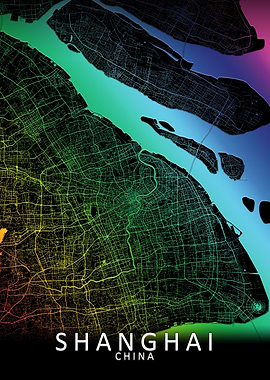 Shanghai Rainbow City Map