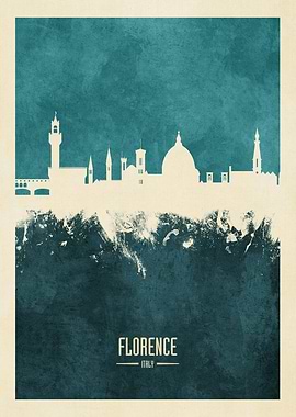 Florence Italy Skyline