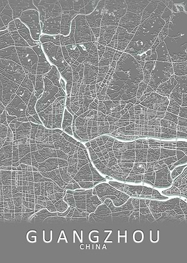 Guangzhou Grey City Map