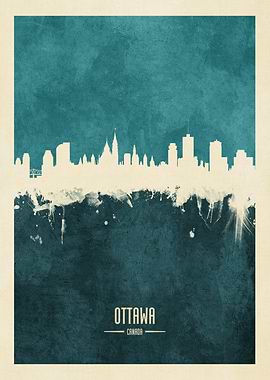 Ottawa Canada Skyline