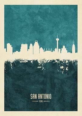 San Antonio Texas Skyline