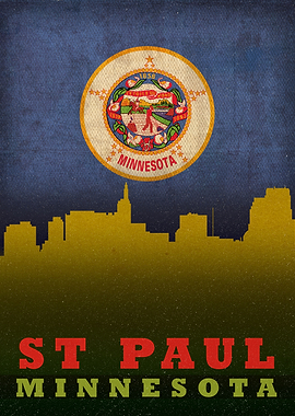 St Paul City Skyline