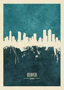 Denver Colorado Skyline