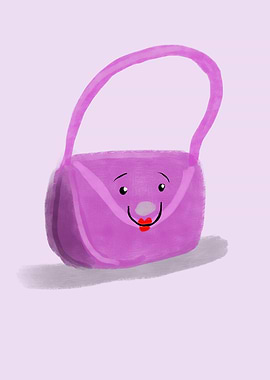 Pink handbag