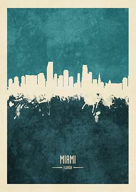 Miami Florida Skyline