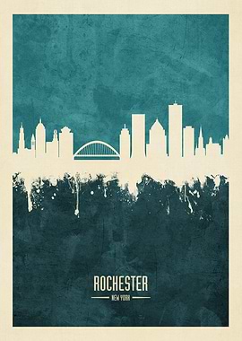Rochester New York Skyline