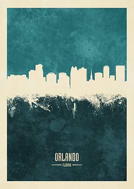 Orlando Florida Skyline