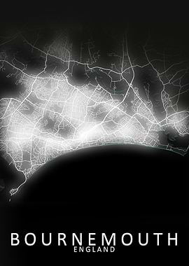 Bournemouth LED Glow Map