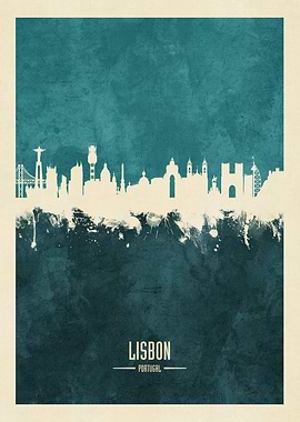 Lisbon Portugal Skyline