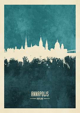 Annapolis Maryland Skyline