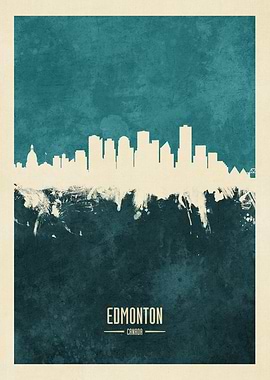 Edmonton Canada Skyline