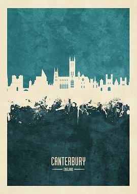 Canterbury England Skyline