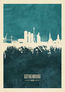 Gothenburg Sweden Skyline