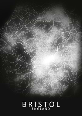 Bristol LED Glow City Map