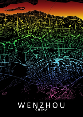 Wenzhou Rainbow City Map
