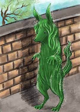 Fantastical Green Beast