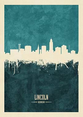 Lincoln Nebraska Skyline