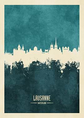 Lausanne Skyline