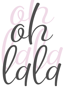 Text Art OH LA LA