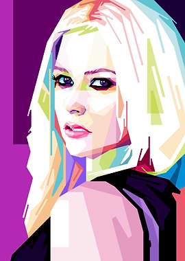 Avril Levigne Pop Art