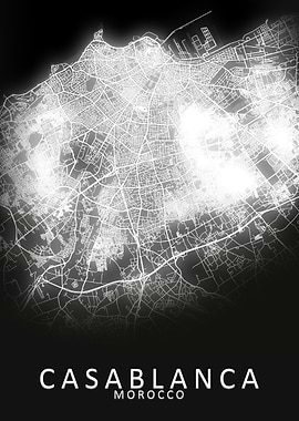 Casablanca LED Glow Map