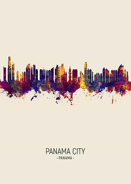 Panama City Panama Skyline