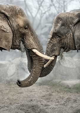 Elephants Love