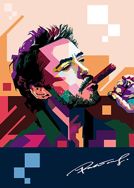 Robert Downey Jr Pop Art