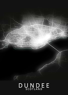 Dundee LED Glow City Map
