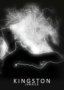 Kingston LED Glow City Map