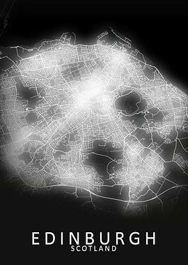 Edinburgh LED Glow CityMap