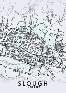 Slough White City Map