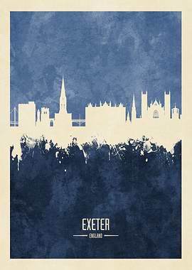Exeter England Skyline