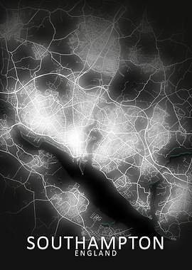 Southampton LED Glow Map