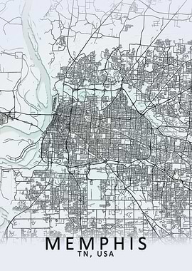 Memphis White City Map
