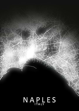 Naples LED Glow City Map