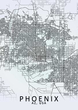 Phoenix White City Map