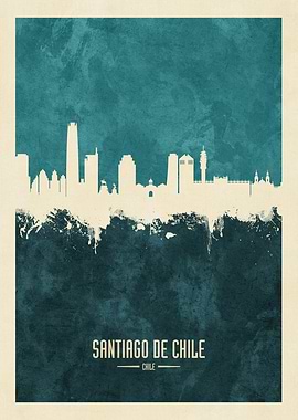 Santiago de Chile Skyline