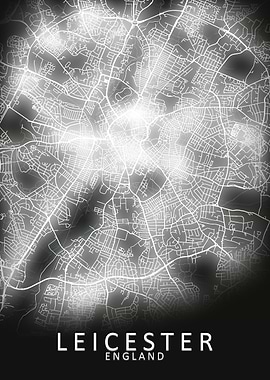 Leicester LED Glow CityMap