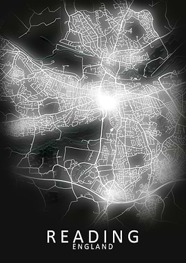 Reading LED Glow City Map