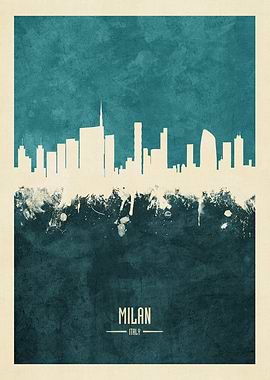 Milan Italy Skyline