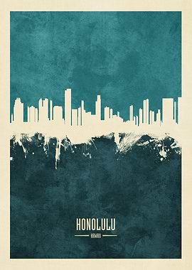 Honolulu Hawaii Skyline