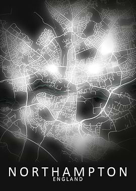 Northampton LED Glow Map