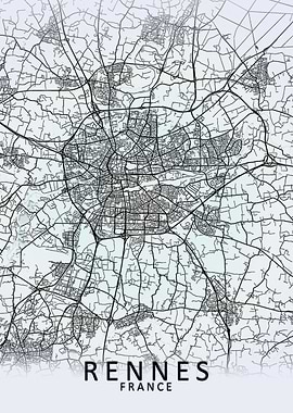 Rennes White City Map