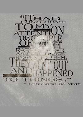 Leonardo Da Vinci Quote