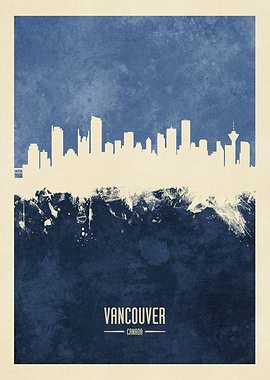 Vancouver Canada Skyline