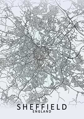 Sheffield White City Map