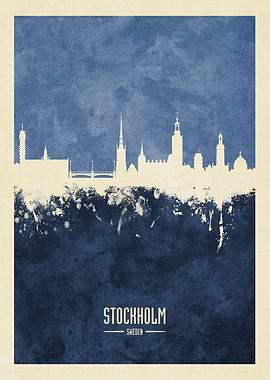 Stockholm Sweden Skyline